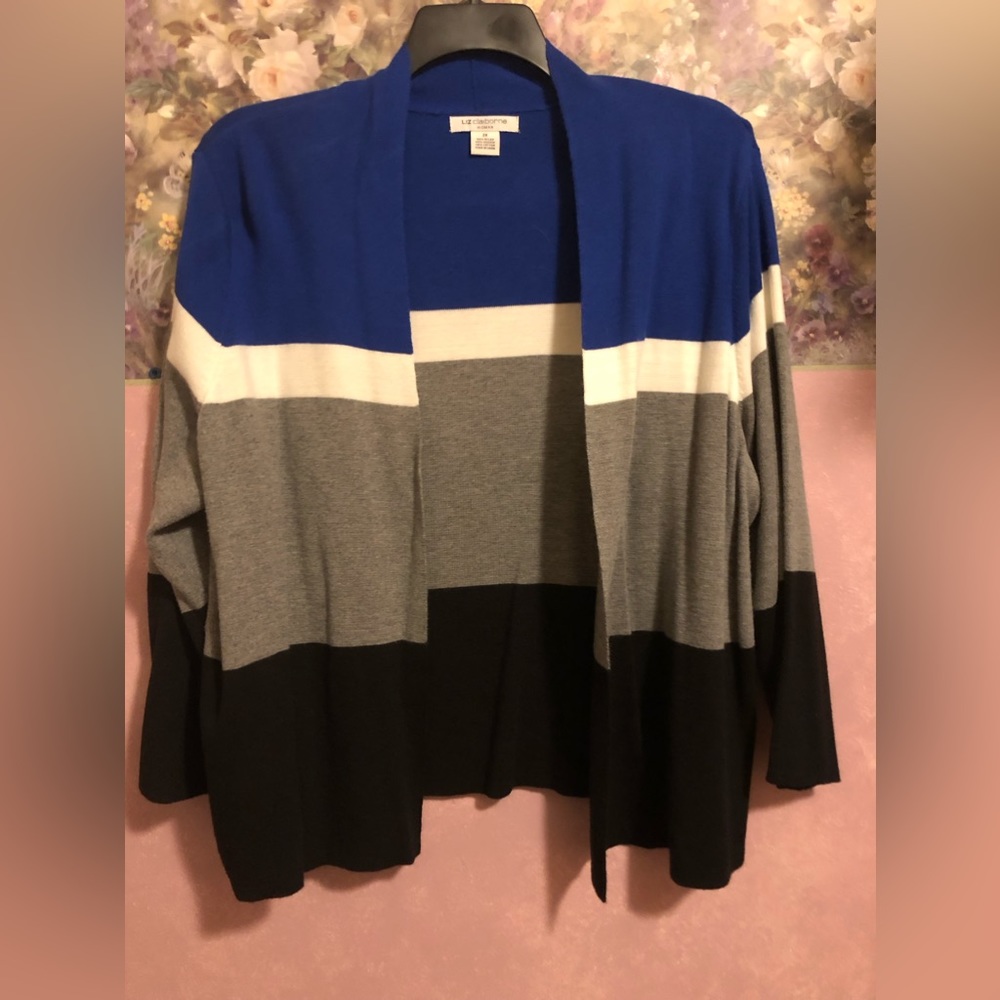 Liz Claiborne open front cardigan